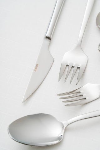 Acar Melinda 12 Kişilik 72 Parça Çatal Kaşık Bıçak Takımı Silver