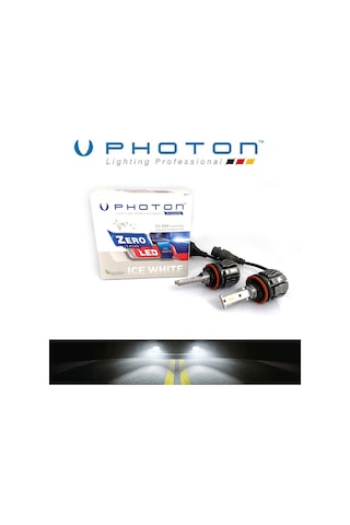 H11 Led Xenon Oto Ampul Photon Zero Fansız Beyaz