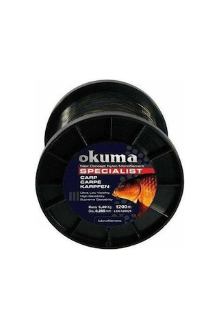 Okuma Carp 1200m 22,00 Lb 10,0kg 0,37mm Camou Misina Okuma Carp 1200m 22,00 Lb 10,0kg 0,37mm Camou Misina