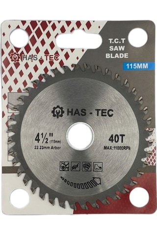 115 Mm Ahşap & Sunta Kesici Testere T.c.t Saw Blade Ø115x1.6x22.23 Mm 40t
