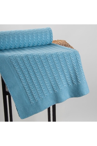 NAZİK HOME FUNNY MAVİ BEBEK BATTANİYESİ Mavi