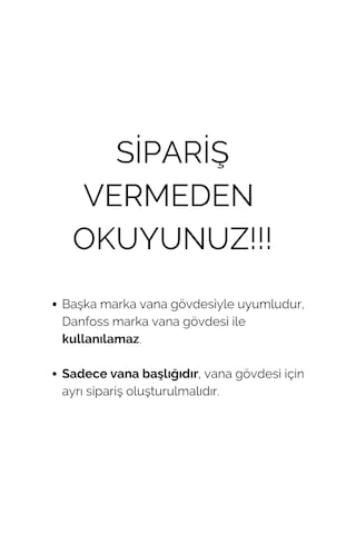 Danfoss Termostatik Radyatör Vanası Başlığı - Rakorlu - 013G5034