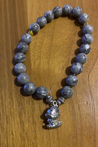 Çin Takvimi Burçları Çharm Jasper Doğal Taş Bileklik Hand Made El İşi Feng Shui Ejderha Yılı Koruyucu Hayvan Dragon Ejderha Objeli Çok Renkli
