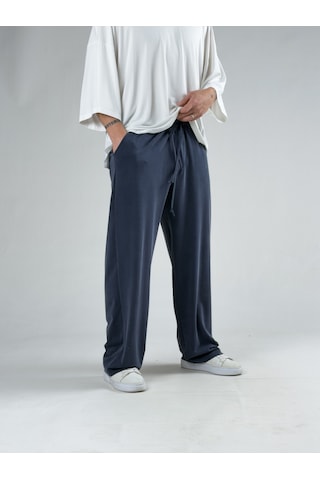 Cocopelli Rahat Kesim İndigo Erkek Baggy Pantolon Coc3142
