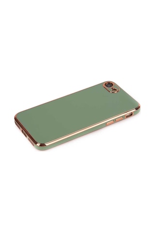 Apple Uyumlu iPhone Se 2022 Kılıf Zore Bark Kapak Light Green