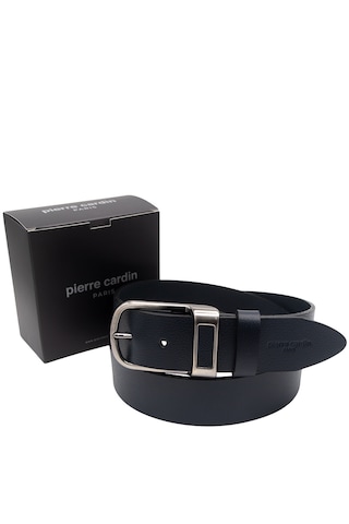 Pierre Cardin Deri Erkek Kemer En 4 Cm Pc-500svn Lacivert