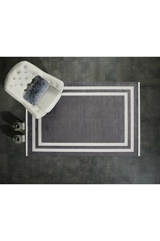 Gümüşsuyu Black & Brown 100X300 11297 - Antrasit Halı