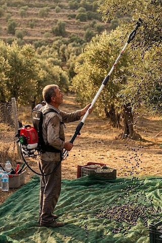 Zimastar ZS-900 Benzinli Kancalı Zeytin Hasat Makinesi + Tırpan 3.1HP