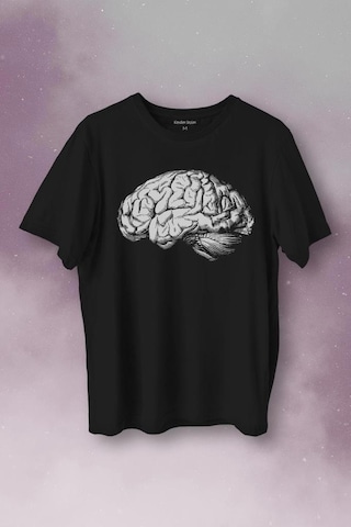 İnsan Beyni Kafayı Kulllan Beyin Zeka Baskılı Tişört Unisex T-shirt 001
