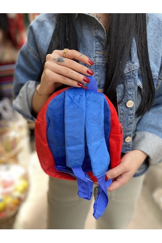 Süperman Tasarımlı 22 Cm Peluş Çanta-2043 Altın