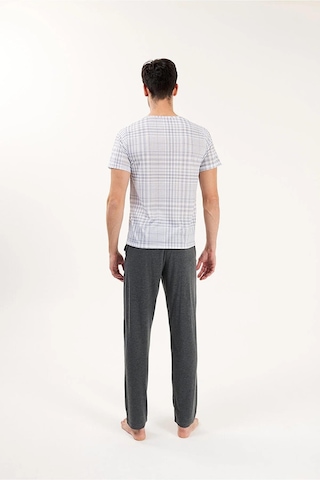 Yeni İnci 3'Lü Erkek Pijama Takım Ekose 826 001