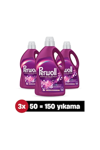 Perwoll Yenileme & Hassas Sıvı Çamaşır Deterjanı Çiçek Cazibesi 2 2950 ML
