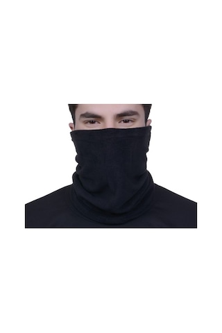 E-Taktik Extreme Fonksiyonel İpli Polar Boyunluk Bere - Siyah