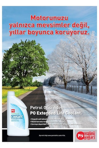 Petrol Ofisi Extended Life Coolant Teneke 16 Kg Kırmızı