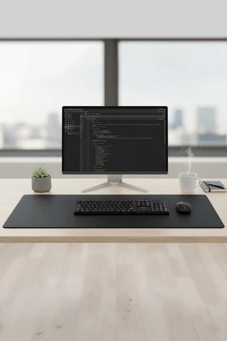 Oyuncu Klavye Fare Altlığı 350 700mm Siyah Ofis Eşyası Oyun Aksesuarı Çalışma Alanı