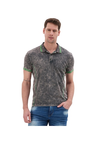 Cipo & Baxx Erkek Polo Yaka Tişört Vintage Yıkamalı Regular Fit Ct852 Ant