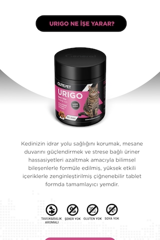 Kedi Idrar Yolu Sağlığı Ve Bağışıklık Paketi