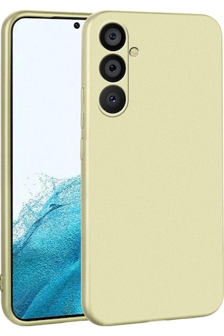 Galaxy A54 Kılıf Zore Premier Silikon Kapak Gold