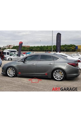 Opel Astra J Sedan-hb Rieger Marşpiyel Takımı-fiberglass-boyasız