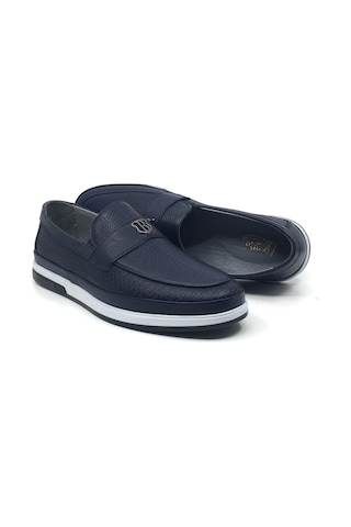 Lisans Sohes Lisans Shoes %100 Hakiki Deri Erkek Günlük Ortopedik Rahat Yazlık Ayakkabı Yeni Sezon 40-44 Lacivert