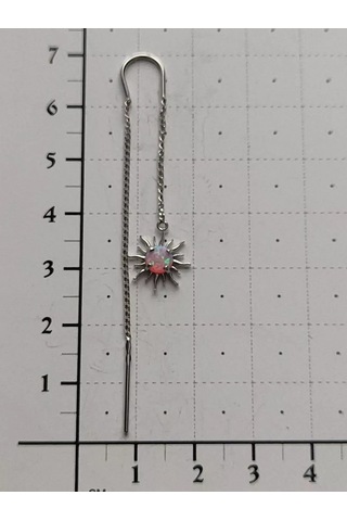 Sılver Whale Uzun Zincirli, Uzun Zincirli Gümüş Küpe Çubukları 198303805 Diğer