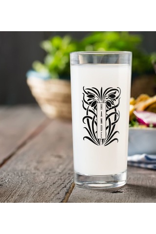 Kişiye Özel Renkli Baskılı İsimli Rakı Bardağı-22