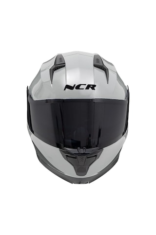 Ncr Icon Siyah Vizörlü Çene Açılır Kask Açık Nardo Gri