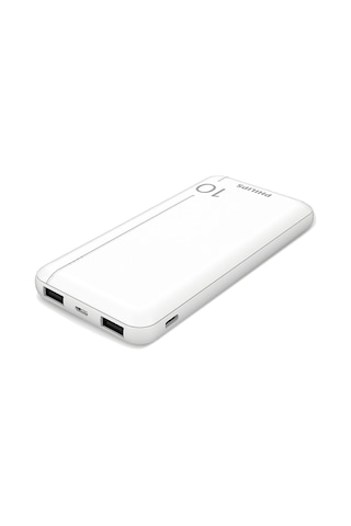 Dlp1812pw 10.000 Mah 2xusb-a 2.1a Usb-c Çıkış Pd Taşınabilir Şarj Cihazı Beyaz Beyaz