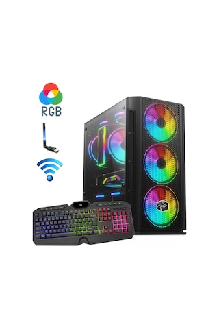 Zeiron ZX12 i5-3470 8GB 500GB HDD 120GB SSD 4GB GT730 Oyuncu Masaüstü Bilgisayar