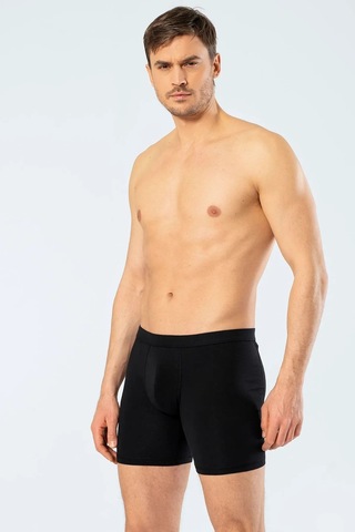 Cacharel 1335 Erkek Bel Bantlı Likralı Boxer-siyah Siyah
