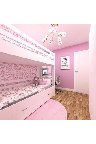 Loft Genç Odası Takımı Mdf Antrasit