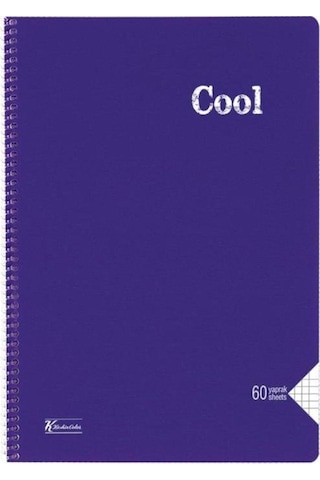 Keskin Color Spiralli Cool A4 60 Yaprak Çizgili Pp Kapak Defter