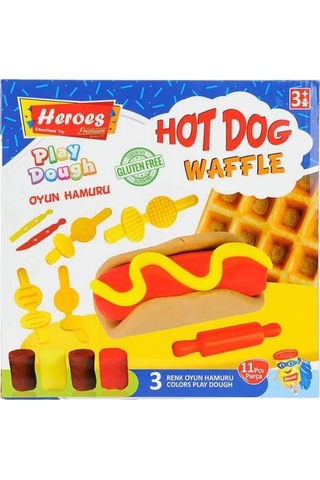 Mey İthalat Ern-584 Orta Kutulu Burger Oyun Hamuru Seti - Eren Oyuncak