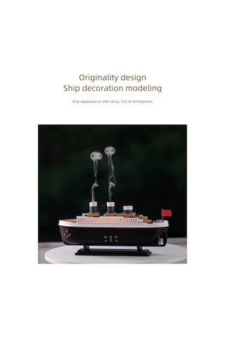 Blackbird 299 Dekoratif Titanic Gemi Aroma Difüzör & Nemlendirici 250 Ml Uzaktan Kumandalı, Zaman A