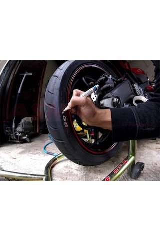 Lastik Yazı Kalemi Pvc Boya Beyaz - Su Geçirmez. Taze Ürün. Taze