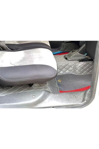 Fiat Doblo 2005-2010 Arası Aracına Özel 8d Çift Katmanlı Havuzlu Paspas Takımı Gri