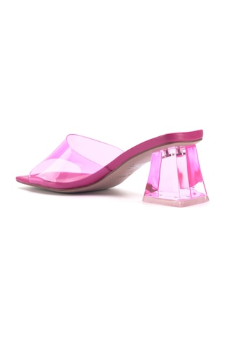 Nine West Nala 3fx Fuşya Kadın Topuklu Terlik 000000000101337592 Pembe