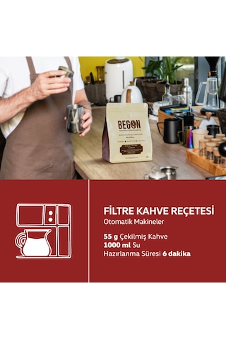 Begon Kahve Nord Kivu Nitelikli Filtre Kahve Öğütülmüş 2 x 250 G