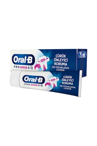 Oral-B Pro Junior Çürük Önleyici Koruma Diş Macunu 75 ML