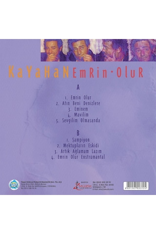 Kayahan - Emrin Olur Plak