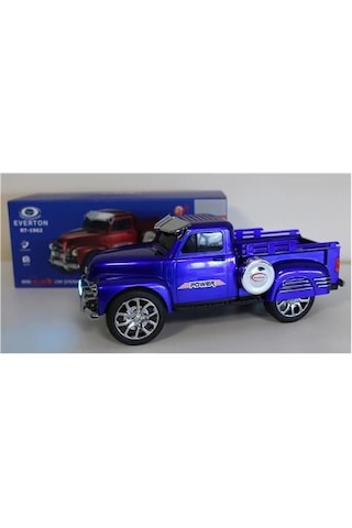 Everton Rt-1962 Mavi Blue Arabalı Bluetooth Fm-usb-tf-aux Şarjlı Nostaljik Radyo Kdo