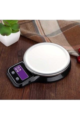 Ulzyvf Createtech Terazisi Terazisi Terazisi Platform Mutfak Mini Gıda Elektronik Siyah/ Siyah