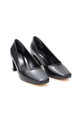 Pisagor Ps-32580 6 Cm Topuklu Kadın Stiletto Ayakkabı siyah