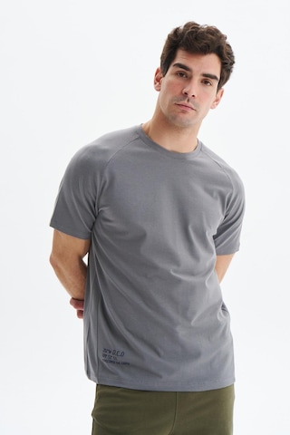 AR-MA Arma Erkek Regular Fit Basic Reglan Kollu Süprem Bisiklet Yaka Tişört Y29344472202 Gri
