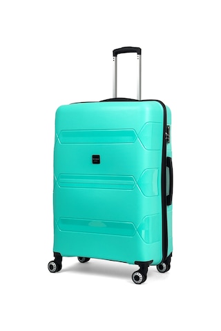 Lucas Polipropilen Kırılmaz Valiz, Büyük Boy Mint