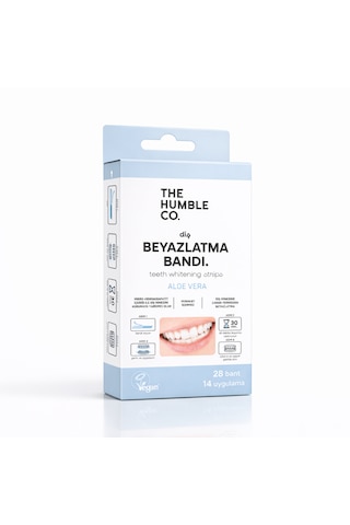The Humble Co. Teeth Whitening Strips - Aloe Vera 28 Strips Diş Beyazlatma Bandı Aloe Vera