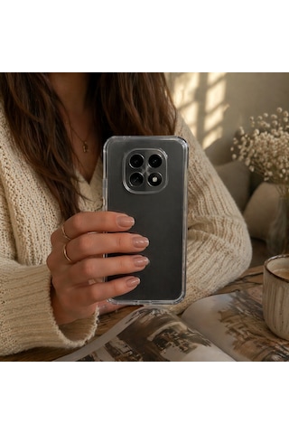 Redmi Note 15 İle Uyumlu Kılıf Şeffaf Kamera Korumalı 3d
