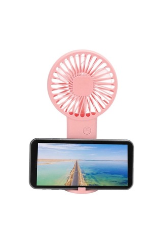 Pm-25098 Şarjlı 3 Kademeli Telefon Tutuculu Masaüstü Mini Fan Vantilatör