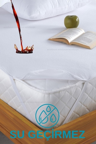 Formeya Pamukkale Alez Mikro Lastikli Su Sıvı Geçirmez Yatak Koruyucu  TekKişilik  Alez
