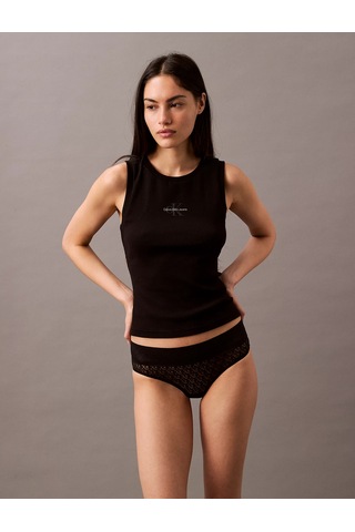 Calvin Klein Kadın Marka Logolu Elastik Bantlı Günlük Kullanıma Uygun Siyah Külot Lv00qd5284 Ub1